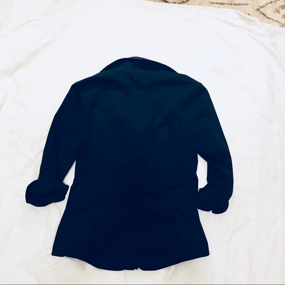 Banana Republic Black Fitted Button Down Shirt S - Picture 5 of 6